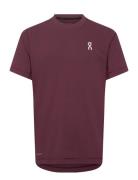 Active-T 2 M Sport Men Men Sports Clothes Sport Tops Sport T-Skjorte Burgundy On