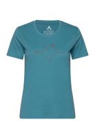 Subby W S-S Tee Sport Women Sport Clothing Sports Tops & T-shirts Sport T-Skjorte Blue Whistler