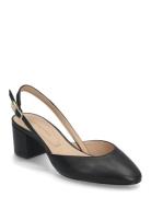 Pump Slingback Smooth Leather Shoes Sling Backs Heeled Slingbacks Black Tommy Hilfiger