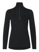 W 200 Oasis Ls Half Zip Sport Women Sport Clothing Sport Fleeces & Midlayers Black Icebreaker