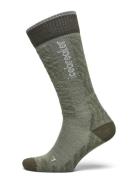 W Mer Ski+ Light Otc Mountain Contour Sport Women Sport Clothing Sport Socks Khaki Green Icebreaker