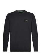 Tee Long Sport T-Langærmet Skjorte Black BOSS