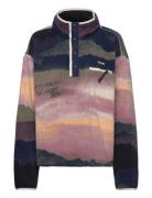 Helvetia Ii Printed Cropped Half Snap Tops Sweatshirts & Hoodies Fleeces & Midlayers Multi/patterned Columbia Sportswear