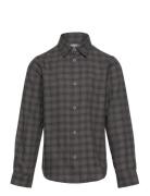 Jcocharlie Check Shirt Ls Jnr Tops Shirts Long-sleeved Shirts Grey Jack & J S