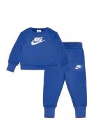 Ee-Fleece/Terry Set Sport Sweatsuits Blue Nike