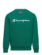 Crewneck Sweatshirt Sport Sweatshirts & Hoodies Sweatshirts Green Champion