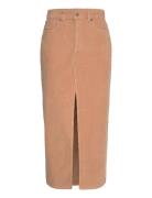 Skirt Skirts Knee-length & Midi Skirts Beige United Colors Of Benetton