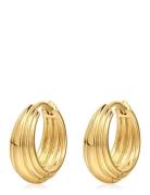 Mini Cleo Huggies- Gold Accessories Jewellery Earrings Hoops Gold LUV AJ