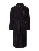 Lesley Fleece Robe Home Textiles Bathroom Textiles Robes Black Lexington Home