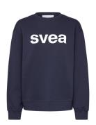 Swcowen Sweatshirt Tops Sweatshirts & Hoodies Sweatshirts Navy Svea