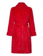 Lrl L/S Shawl Collar Robe Short Morgenkåbe Red Lauren Ralph Lauren Homewear