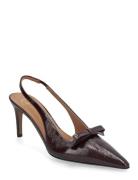 Thiene Grumello Naplak Shoes Sling Backs Heeled Slingbacks Brown ATP Atelier