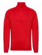 Ua Tech 2.0 1/2 Zip Sport Sweatshirts & Hoodies Fleeces & Midlayers Red Under Armour