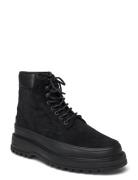 Clafton Mid Boot Snørestøvler Black GANT