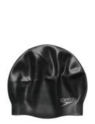 Plain Moulded Silic Cap Sport Sports Equipment Swimming Accessories Black Speedo