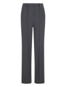 Punto Relaxed Straight Pant Bottoms Trousers Straight Leg Grey Tommy Hilfiger