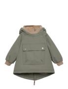 Baby Wen Fleece Lined Winter Anorak. Grs Outerwear Jackets & Coats Anoraks Green MINI A TURE