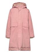 Vencasta Fleece Lined Winter Jacket. Grs Outerwear Jackets & Coats Winter Jackets Pink MINI A TURE