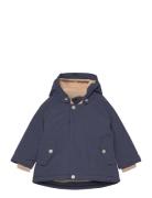 Wally Fleece Lined Winter Jacket. Grs Outerwear Jackets & Coats Winter Jackets Navy MINI A TURE