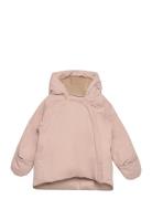 Yaka Fleece Lined Winter Jacket. Grs Outerwear Jackets & Coats Winter Jackets Pink MINI A TURE