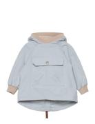 Matbabyvito Fleece Lined Spring Anorac. Grs Outerwear Jackets & Coats Anoraks Blue MINI A TURE