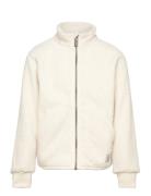 Matsaleh Teddyfleece Jacket. Grs Outerwear Fleece Outerwear Fleece Jackets Cream MINI A TURE