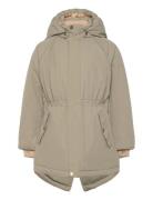 Matvikania Fleece Lined Winter Jacket. Grs Outerwear Jackets & Coats Winter Jackets Green MINI A TURE