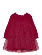 Hc Kis - Dress Dresses & Skirts Dresses Casual Dresses Long-sleeved Casual Dresses Red Hust & Claire