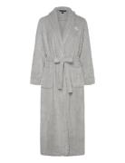 Lrl L/S Shawl Collar Long Robe Morgenkåbe Grey Lauren Ralph Lauren Homewear