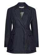 Slim Denim Blazer Blazers Single Breasted Blazers Navy REMAIN Birger Christensen