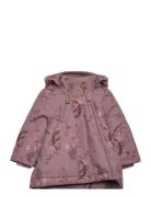 Polyester Baby Jacket - Aop Outerwear Jackets & Coats Winter Jackets Purple Mikk-line