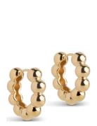 Ball Chunky Hoops Accessories Jewellery Earrings Hoops Gold Enamel Copenhagen