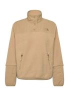 W Cragmont Fleece 1/4 Snap Sport Sport Clothing Sport Fleeces & Midlayers Beige The North Face