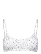 Bra Novent Soft Top Cotton Lingerie Bras & Tops Soft Bras Non Wired Bras White Lindex