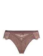 Arabella Hl String G-streng Undertøj Brown Hunkemöller