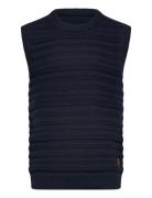 Hcprinco - Vest Tops Vests Navy Hust & Claire