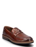 Aldwin Step G Loafers Flade Sko Brown Clarks