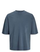 Jjecharge Faded Tee O-Neck Sn Jnr Tops T-Kortærmet Skjorte Blue Jack & J S