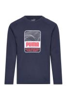 Active Sports Longsleeve Tee B Sport T-shirts Long-sleeved T-Skjorte Navy PUMA