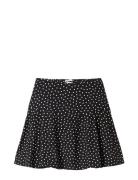 Allover Printed Skirt Dresses & Skirts Skirts Short Skirts Black Tom Tailor