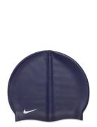 Nike Solid Silic Adult Cap Sport Sports Equipment Swimming Accessories Navy NIKE SWIM