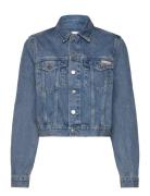 Cropped 90S Denim Jacket Jakke Denimjakke Blue Calvin Klein Jeans