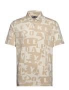 Oakley Ransom Jacquard Tops T-Kortærmet Skjorte Beige OAKLEY