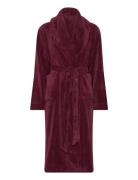 Robe Coral Fleece Morgenkåbe Burgundy Lindex