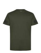 Borg Cotton T-Shirt Sport Men Men Sports Clothes Sport Tops Sport T-Skjorte Khaki Green Björn Borg