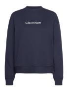 Hero Logo Sweatshirt Tops Sweatshirts & Hoodies Sweatshirts Navy Calvin Klein