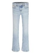 Mr Flare Light Blue Visual Denim Bottoms Jeans Regular Jeans Blue Calvin Klein