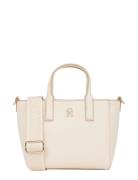 Th Soft Logo Mini Tote Bags Small Shoulder Bags-crossbody Bags Cream Tommy Hilfiger