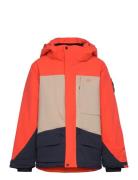 Kaprun Jkt Jr Sport Snow-ski Clothing Snow-ski Jacket Orange Five Seasons