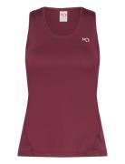 Nora 2.0 Tanktop Sport T-shirts & Tops Sleeveless Burgundy Kari Traa